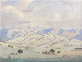 DRAKENSBERG by Jacob Hendrik Pierneef